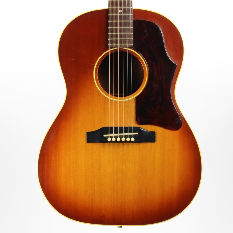 1965 Gibson LG-1 Sunburst Small Body Acoustic Flat Top - No Cracks